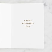 "Mom Foliage" - Single Greeting Cards in Leaf by Gwen Bedat - Interior