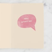 "MOM!" - Single Greeting Cards in Candy by Pixel and Hank - Interior