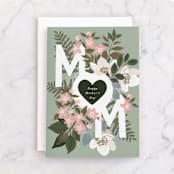 "Mother's Day Fern Bouquet" - Single Greeting Cards in Pine by Alethea and Ruth - Front