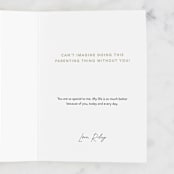 "To my wonderful wife" - Single Greeting Cards in Azalea by Creo Study - Customizable Interior Example