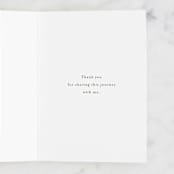 "Weather Any Storm Together" - Single Greeting Cards in Ocean by Mansi Verma - Interior