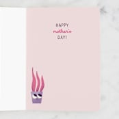 "You're Unbe-leaf-able" - Single Greeting Cards in Violet by Krista Elvey - Interior