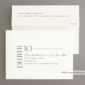 "Seraphina" - Wedding Invitations in Sand by Robert and Stella - FREE Recipient Addressing