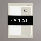 "Seraphina" - Wedding Invitations in Sand by Robert and Stella - Assembled