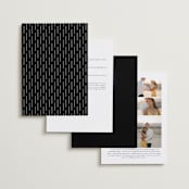 "Slate" - Wedding Invitations in Bridal Veil by Up Up Creative - Back of Card Options