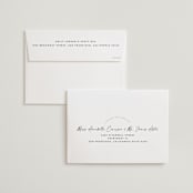 "Overjoyed" - Wedding Invitations in Almond by Jill Means - FREE Recipient Addressing