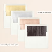 "joconde" - Wedding Invitations in Mahogany by chocomocacino - Envelope Liner Options