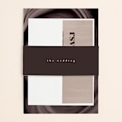 "joconde" - Wedding Invitations in Mahogany by chocomocacino - Assembled