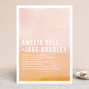 "Ombre" - Wedding Invitations in Mandarin by Dean Street - Front
