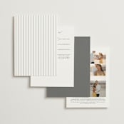 "Crawford" - Wedding Invitations in Ivory by Amy Kross - Back of Card Options