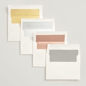 "Crawford" - Wedding Invitations in Ivory by Amy Kross - Envelope Liner Options