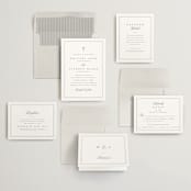 "Crawford" - Wedding Invitations in Ivory by Amy Kross - Invitation Suite