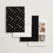 "Storybook" - Wedding Invitations in Ink by Jennifer Postorino - Back of Card Options