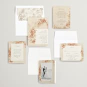 "Falling Foliage" - Wedding Invitations in Stone by Robert and Stella - Invitation Suite