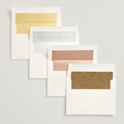 "Floral mosaic" - Wedding Invitations in Sand by GeekInk Design - Envelope Liner Options