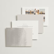 "Love Note" - Wedding Invitations in Ecru by AK Graphics - Back of Card Options