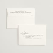 "Etched Frame" - Wedding Invitations in Eggshell by Robert and Stella - FREE Recipient Addressing