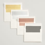 "Etched Frame" - Wedding Invitations in Eggshell by Robert and Stella - Envelope Liner Options