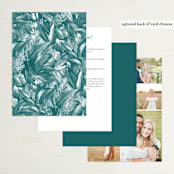 "Moonlit Garden" - Wedding Invitations in Twilight by GeekInk Design - Back of Card