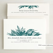 "Moonlit Garden" - Wedding Invitations in Twilight by GeekInk Design - FREE Recipient Addressing