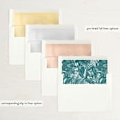 "Moonlit Garden" - Wedding Invitations in Twilight by GeekInk Design - Envelope Liner Options