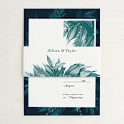 "Moonlit Garden" - Wedding Invitations in Twilight by GeekInk Design - Assembled