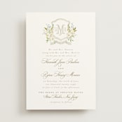 "Avalon" - Wedding Invitations in Chiffon by Everett Paper Goods - Front