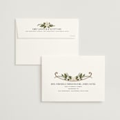 "Vintage Print" - Wedding Invitations in Licorice by GeekInk Design - FREE Recipient Addressing