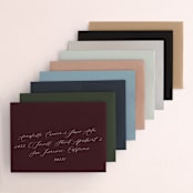"Floral Union" - Wedding Invitations in Black Sugar by Pati Cascino - Colored Envelopes Available