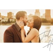 "Landscape" - Wedding Invitations in Black Tie by Laura Hamm - Close-Up