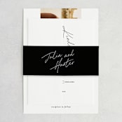 "Landscape" - Wedding Invitations in Black Tie by Laura Hamm - Assembled