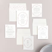 "Gathered" - Wedding Invitations in Blossom by Kimberly FitzSimons - Invitation Suite