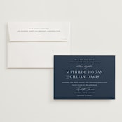 "Georgetown" - Wedding Invitations in Oxford by Stacey Meacham - Invitation with Envelope