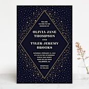 "Magical Day" - Wedding Invitations in Navy by katrina gem - Front