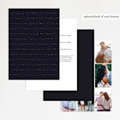 "Magical Day" - Wedding Invitations in Navy by katrina gem - Back of Card
