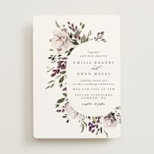 "iliya" - Wedding Invitations in Bordeaux by Itsy Belle Studio - Front