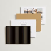 "love love love" - Wedding Invitations in Onyx by Robert and Stella - Back of Card Options