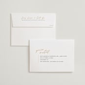 "love love love" - Wedding Invitations in Onyx by Robert and Stella - FREE Recipient Addressing