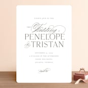 "calisson" - Wedding Invitations in Mist by chocomocacino - Front