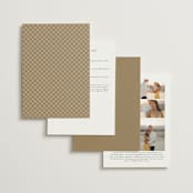 "Everlasting Love" - Wedding Invitations in Linen by Brandy Folse - Back of Card Options