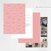 "Winter Flourish" - Wedding Invitations in Petal Pink by Annie Clark - Back of Card