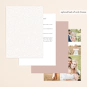 "Foundry" - Wedding Invitations in Rose Quartz by Kristie Kern - Back of Card