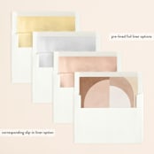 "Arches" - Wedding Invitations in Terracotta by Kelly Schmidt - Envelope Liner Options