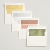 "Monogramed Arch" - Wedding Invitations in Sage by Susan Moyal - Envelope Liner Options
