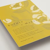"Sophia" - Wedding Invitations in Sunshine by Ani Somi - Detail