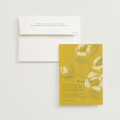 "Sophia" - Wedding Invitations in Sunshine by Ani Somi - Invitation with Envelope