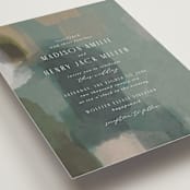 "Verdant" - Wedding Invitations in Moss by Nicoletta Savod - Detail