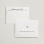 "schiacciata" - Wedding Invitations in Black Dahlia by chocomocacino - FREE Recipient Addressing