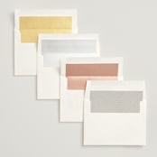 "Overlay" - Wedding Invitations in Dove by Meggy Masters - Envelope Liner Options