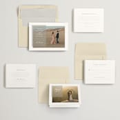 "Overlay" - Wedding Invitations in Dove by Meggy Masters - Invitation Suite